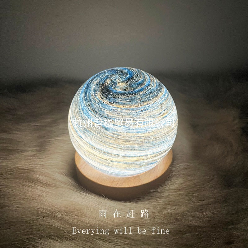 Creative Planet Lights Night Lights Starry Sky Lights Moon Lights Romantic Ambient Lights Bedside Lights Bedroom Table Lights Birthday Gifts