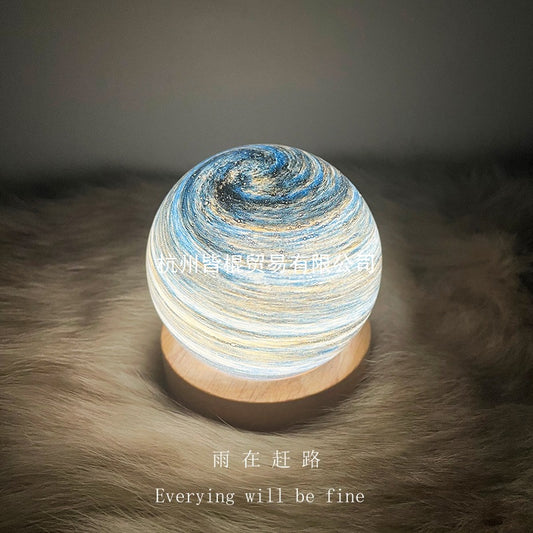 Creative Planet Lights Night Lights Starry Sky Lights Moon Lights Romantic Ambient Lights Bedside Lights Bedroom Table Lights Birthday Gifts