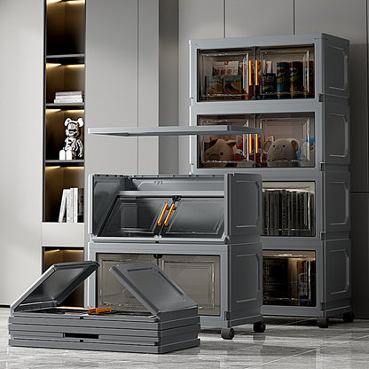 Carefully Selected Toys, Snacks, Sundries Storage Cabinets, Baby Wardrobes, Extra Large Storage Cabinets, Double-Door Installation-Free Storage Boxes