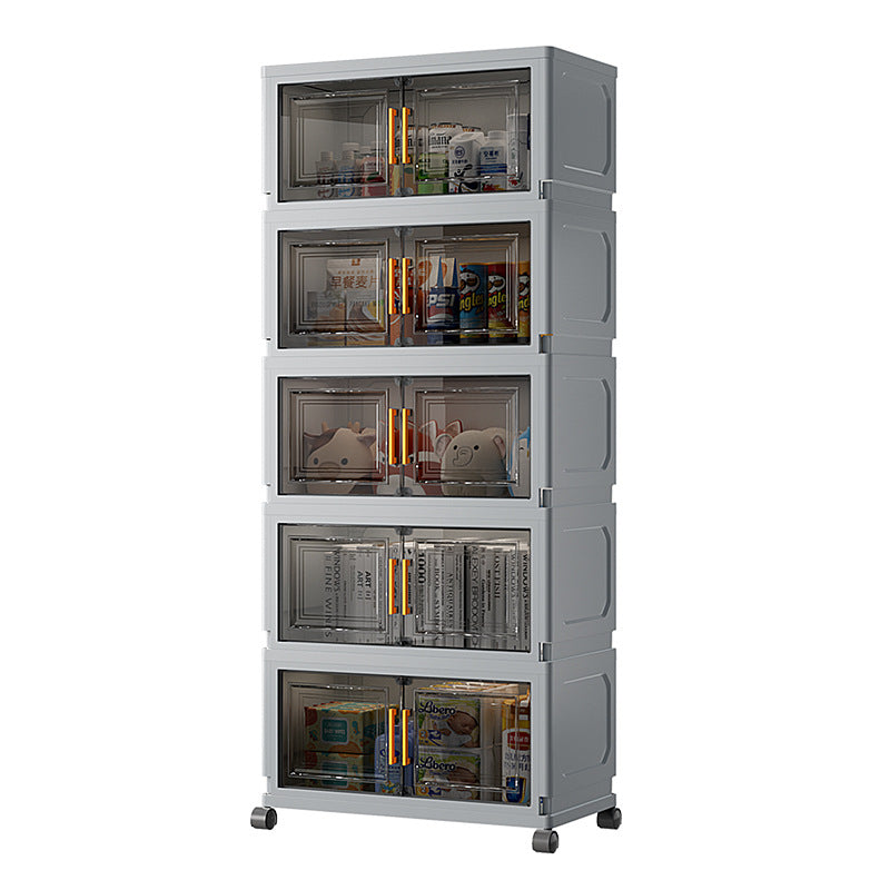 Carefully Selected Toys, Snacks, Sundries Storage Cabinets, Baby Wardrobes, Extra Large Storage Cabinets, Double-Door Installation-Free Storage Boxes