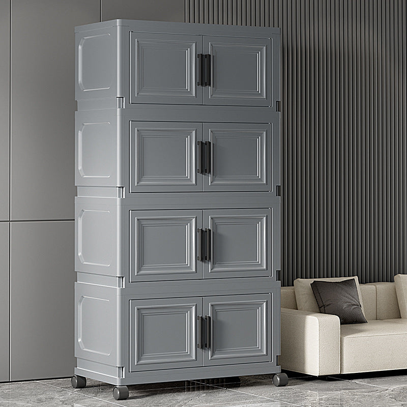 Carefully Selected Toys, Snacks, Sundries Storage Cabinets, Baby Wardrobes, Extra Large Storage Cabinets, Double-Door Installation-Free Storage Boxes