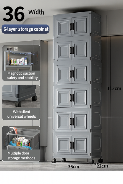 Valenza™ Extra-Large Double-Door Installation-Free Storage Cabinet